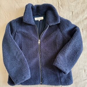 Sebby Collection Faux Shearling Zip Teddy Jacket